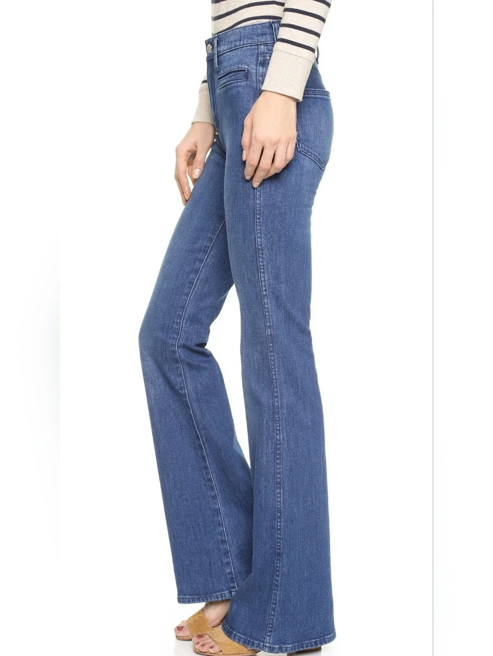NWT MADEWELL FLEA MARKET FLARE JEANS Size 25 Denim New
